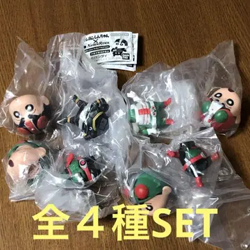짱구는 못말려 x KAMENRIDER 콜라보레이션 피규어 총 4종