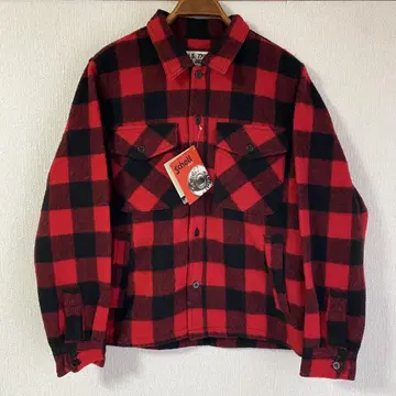Schott 버팔로 체크 울 자켓