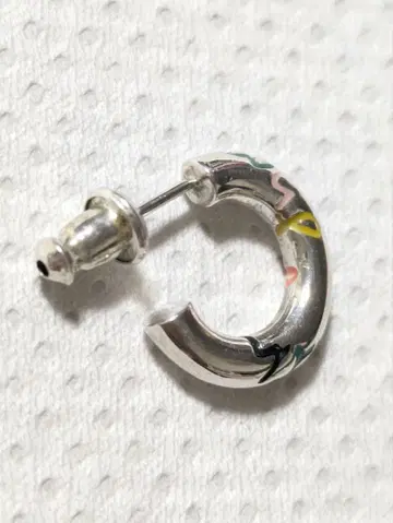 [ Paul Smith ] 귀걸이 루프 팝 로고 한쪽 S925 스털링