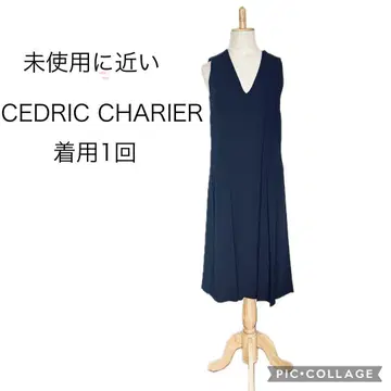 착용 1회 CEDRICK CHARLIER 네이비 원피스 S