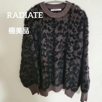 컨디션 최상 [ RADIATE ] 레오파드 무늬 니트 스웨터