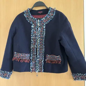 유키 토리이 노카라 자켓 네이비 일본제 40