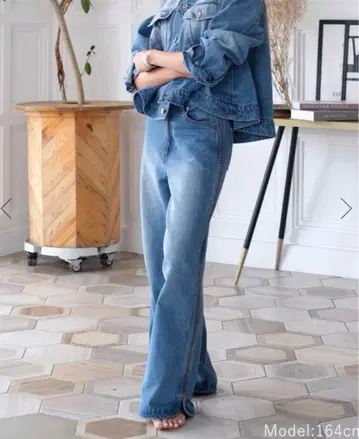 도노반 사이드 슬릿 데님 미사용 M 사이즈
