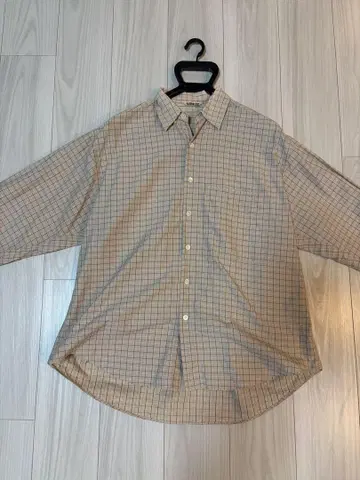 AURALEE WASHED FINX TWILL BIG SHIRTS