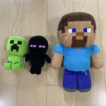마인크래프트 봉제 인형 대형 스티브 크리퍼 엔더맨
