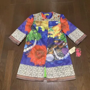 QRUZ 컬러풀 트렌치코트 택 포함 새상품 M~L