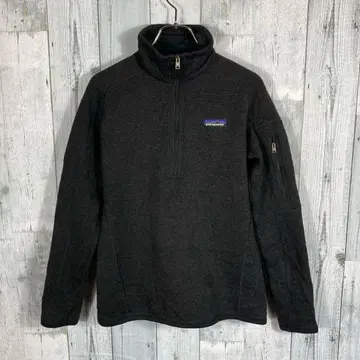 Patagonia 블랙 하프 지퍼 여성용 트레이닝복 XS