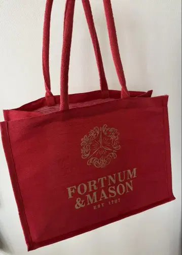 FORTNUM & MASON 토트백 레드