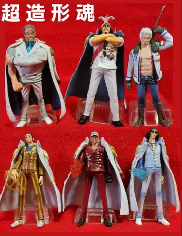 원피스 초조형혼 해군 피규어 6종 센고쿠, 가프 등