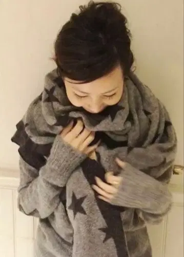 L'Appartement/RIKA 별 패턴 스톨