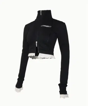 S track jersey jacket lace black