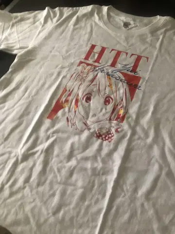 케이온 히라사와 유이 T셔츠 size 3XL 화이트 미사용