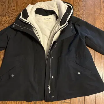 Ray BEAMS 블랙 마운틴 후드티 L