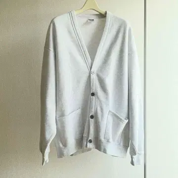 90s jerzees 맨투맨 가디건 그레이