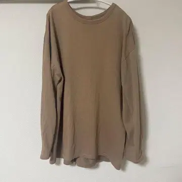 베이지 백 오픈 롱티