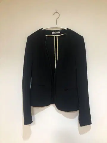 BEIGE, 노카라 자켓 cindy 블랙