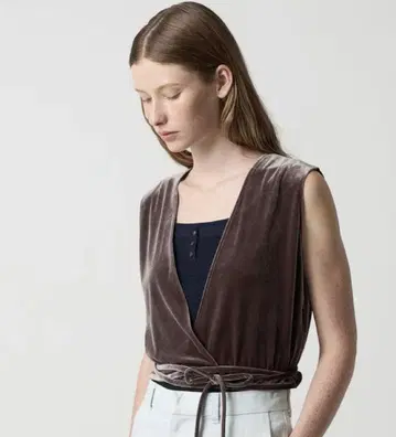 미사용 새상품 <Steven Alan> 벨로아 카슈쿨 베스트