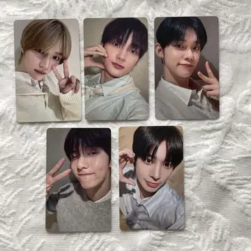 TXT 팬클럽 소개 EP. 2 신규 가입 트레이딩 카드 세트 5장