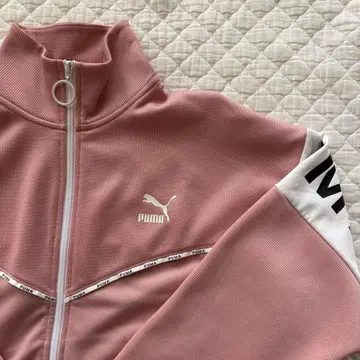 PUMA 핑크 저지 M 사이즈 하이넥