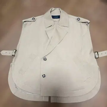 가을/겨울 지나시스 베이지 베스트 오버 사이즈