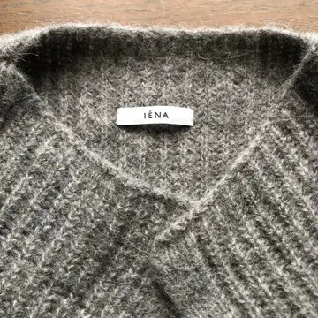택 포함 새상품 IENA 니트 아우터 알파카