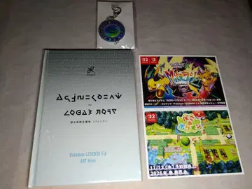 Pokemon LEGENDS ZA 아트북 & 키스톤풍 키링
