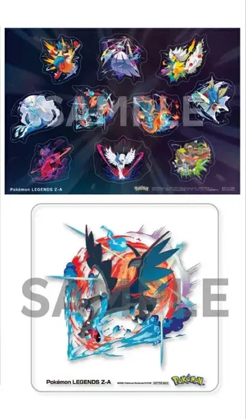 포켓몬 레전즈ZA 특전 스티커 아크릴 코스터 메가리자몽X