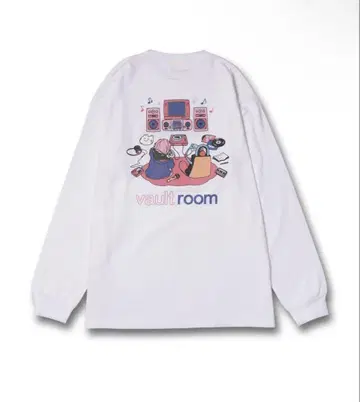 valtroom nqrse L/S TEE WHITE 롱 슬리브 화이트 L