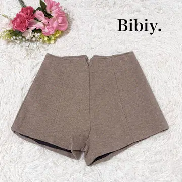 [ 새상품급 ] Bibiy. 숏팬츠 하이웨스트 베이지 S 가을/겨울