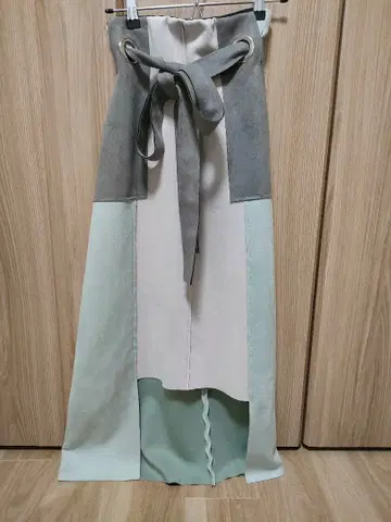 [ 새상품급 ] 타이트 롱 스커트 그레이 민트