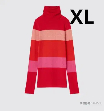 [ 유니클로 x 프린세스 탐탐 ] 히트텍 심리스 리브 터틀넥 T XL