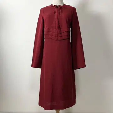 IRO 이로 프론트 레이스업 드레스 원피스 레드 빨간색 38(M)