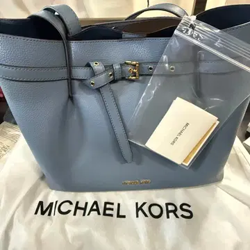 MICHAEL KORS 블루 토트백 대용량 여성용 백