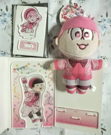 오소마츠 6쌍둥이 캔두 토도마츠 아크릴 스탠드 봉제 인형 키링