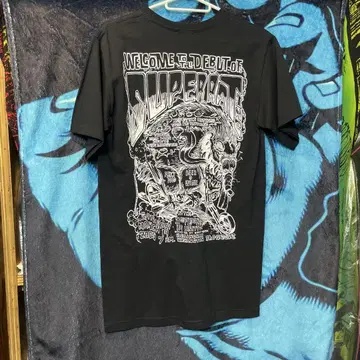 SUPER RAT 데뷔 이벤트 T셔츠 블랙