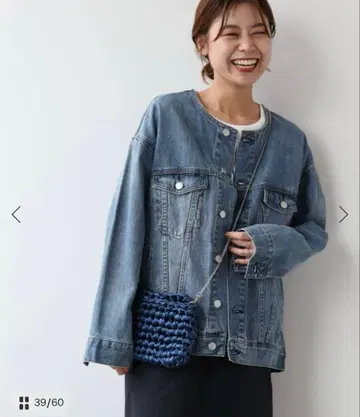 JOURNAL STANDARD relume 노카라 데님 자켓