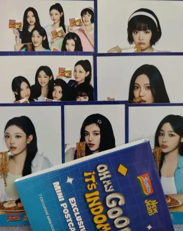 NEW JEANS NJZ 엽서 인도네시아 한정판 indomie