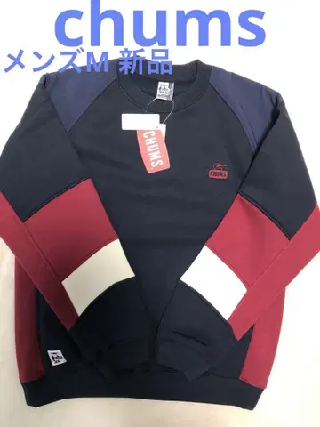 CHUMS 마이톤 패널 크루 탑 남성용 M 새상품