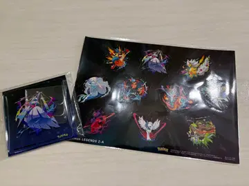 포켓몬 레전즈 ZA 혜택 아크릴 코스터 스티커 메가 이어롭