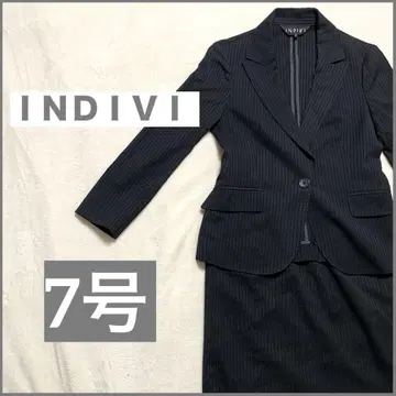 7호 INDIVI 수트 자켓 스커트 2점 세트