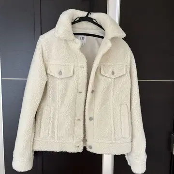 GAP 보아 자켓 아이보리
