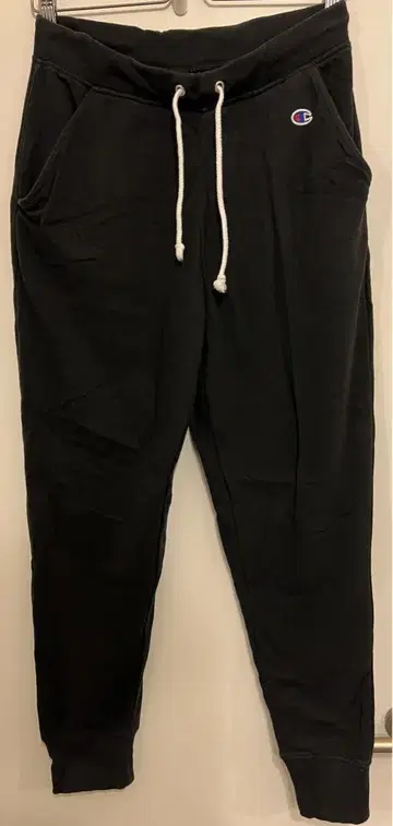 Champion 블랙 스웨트 팬츠 L size