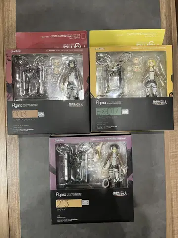 figma 진격의 거인 213 리바이 EX-017 알민 203 미카사