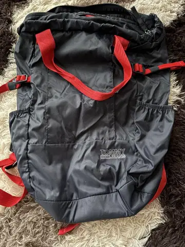 TOMMY JEANS 백팩 블랙/빨간색