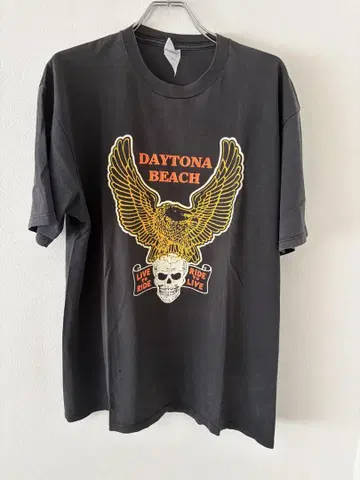90s 빈티지 DAYTONA 할리 T셔츠 모터사이클