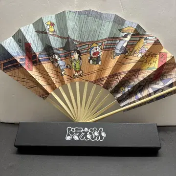 도라에몽 부채 우키요에 오하시 아타케의 저녁 소나기