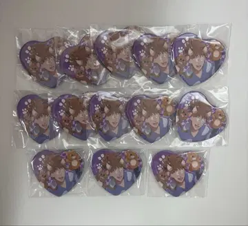 후와 라이조 하치야 사부로 난자 하트 캔뱃지 각 x 13