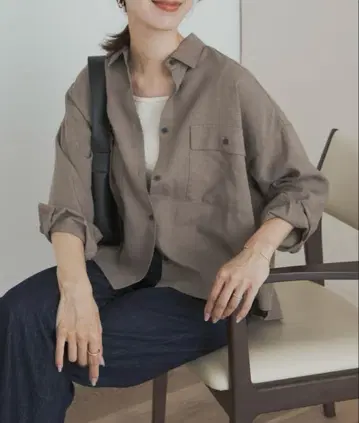 워크 포켓 셔츠
