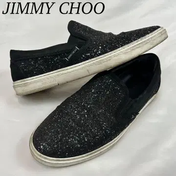 J204 27.0cm 지미추 슬립온 블랙 남성용