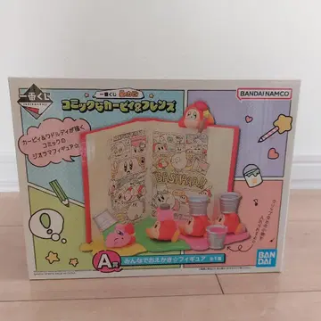 제일복권 커비 A상 모두 함께 그림 그리기 피규어